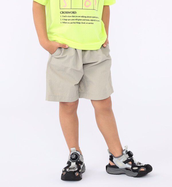 SHIPS KIDS「【SHIPS KIDS別注】Gramicci:100～130cm / デュラブルナイロン ショーツ」|その他|ライトグレー