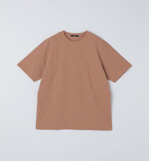 SHIPS「SHIPS: リンクス ジャカード リーフ Tシャツ」|Tシャツ・カットソー|