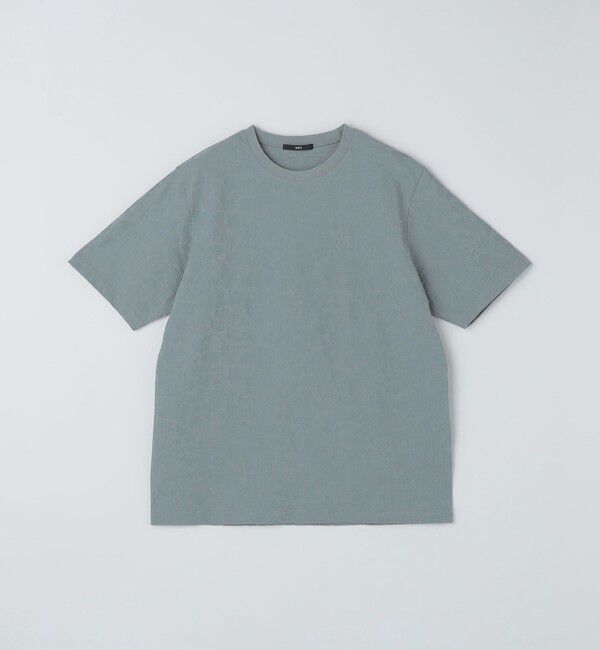 SHIPS「SHIPS: リンクス ジャカード リーフ Tシャツ」|Tシャツ・カットソー|