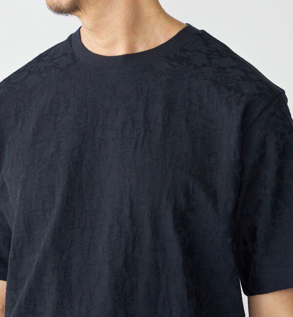 SHIPS「SHIPS: リンクス ジャカード リーフ Tシャツ」|Tシャツ・カットソー|