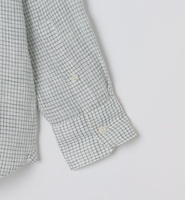 SHIPS「CORDINGS: リネン グラフチェック シャツ」|シャツ・ブラウス|