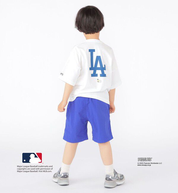 SHIPS KIDS「SHIPS KIDS:100～125cm / PEANUTS&times;MLB プリント Tシャツ」|Tシャツ・カットソー|