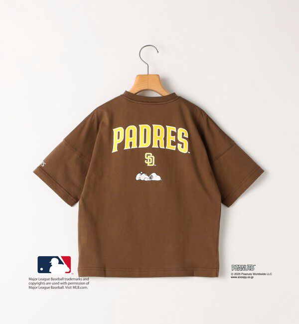 SHIPS KIDS「SHIPS KIDS:100～125cm / PEANUTS&times;MLB プリント Tシャツ」|Tシャツ・カットソー|