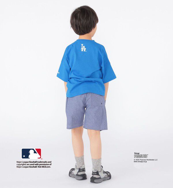 SHIPS KIDS「SHIPS KIDS:100～125cm / PEANUTS&times;MLB プリント Tシャツ」|Tシャツ・カットソー|