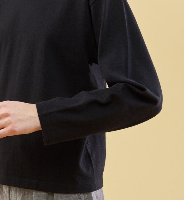 GALERIE VIE「コットンジャージー ロングスリーブプルオーバー」|Tシャツ・カットソー|