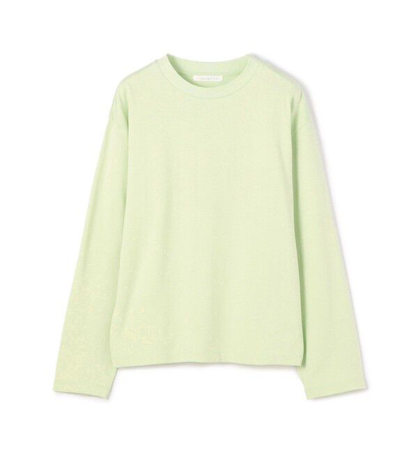 GALERIE VIE「コットンジャージー ロングスリーブプルオーバー」|Tシャツ・カットソー|51 ライトグリーン