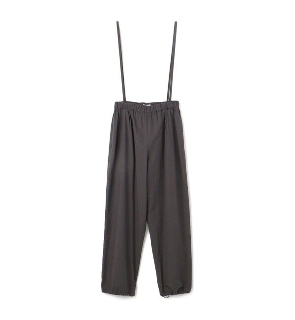 GALERIE VIE「コンパクトコットンツイル サスペンダー付きパンツ」|その他|17 チャコールグレー