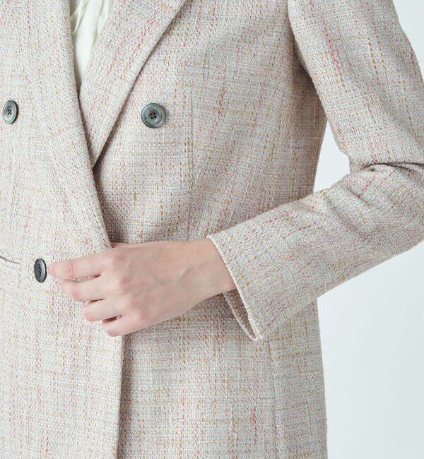 TOMORROWLAND collection「ファンシーテープ ダブルブレストジャケット」|テーラードジャケット|