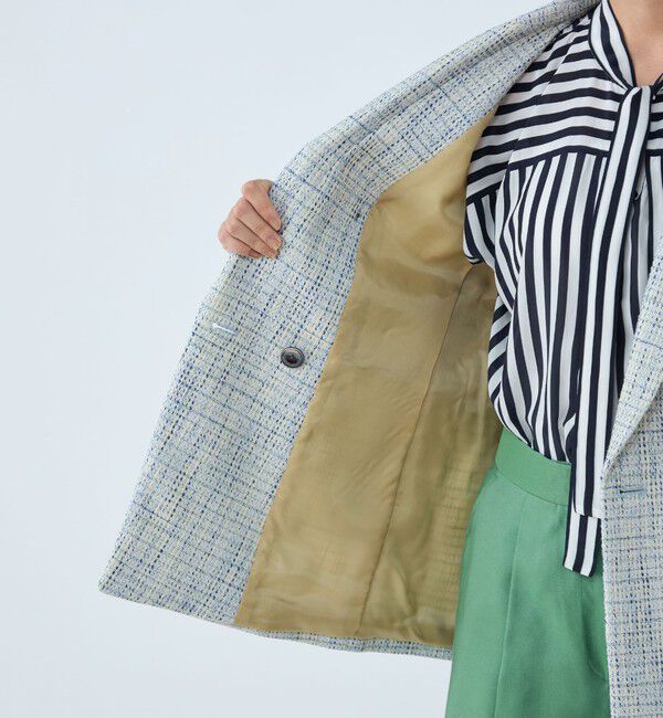 TOMORROWLAND collection「ファンシーテープ ダブルブレストジャケット」|テーラードジャケット|