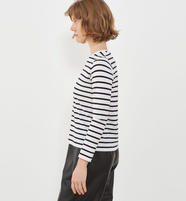 GALERIE VIE「パウダーコットン クルーネックプルオーバー」|Tシャツ・カットソー|