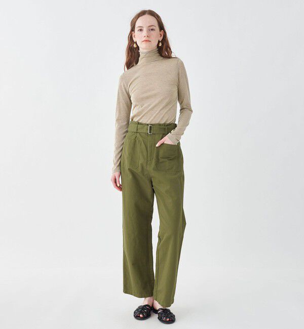 MACPHEE「スパークリング タートルネックプルオーバー」|Tシャツ・カットソー|