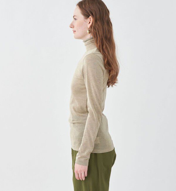 MACPHEE「スパークリング タートルネックプルオーバー」|Tシャツ・カットソー|