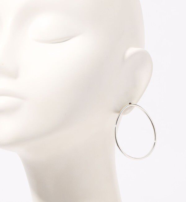 TOMORROWLAND GOODS「PHILIPPE AUDIBERT Antea S シルバーフープピアス」|ピアス|