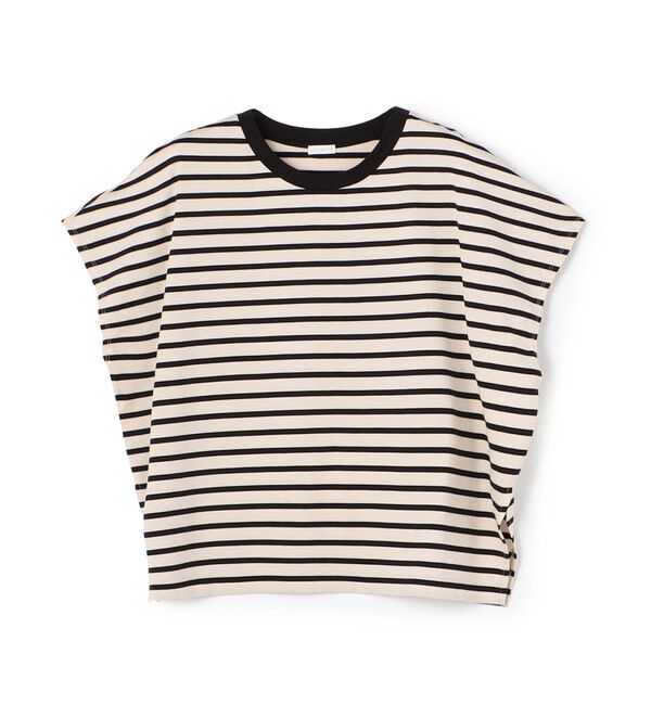 GALERIE VIE「ファインコットン ワイドクルーネックプルオーバー」|Tシャツ・カットソー|16 ベージュ系