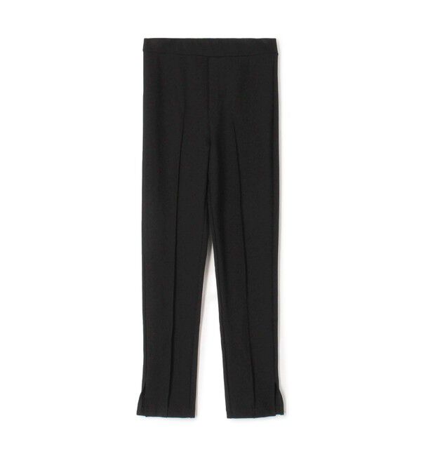 MACPHEE「レーヨンナイロン ピンタックレギンス」|レギンス・スパッツ|19 ブラック