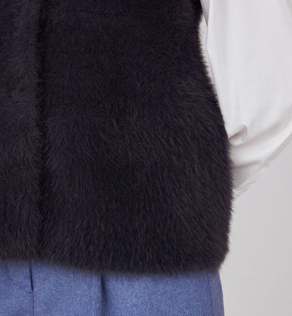 Ballsey「フェザーヤーン ペプラムベスト」|ベスト・ジレ|