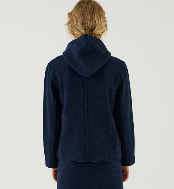 GALERIE VIE「ウールコットンバックパイル フードジャケット」|その他|