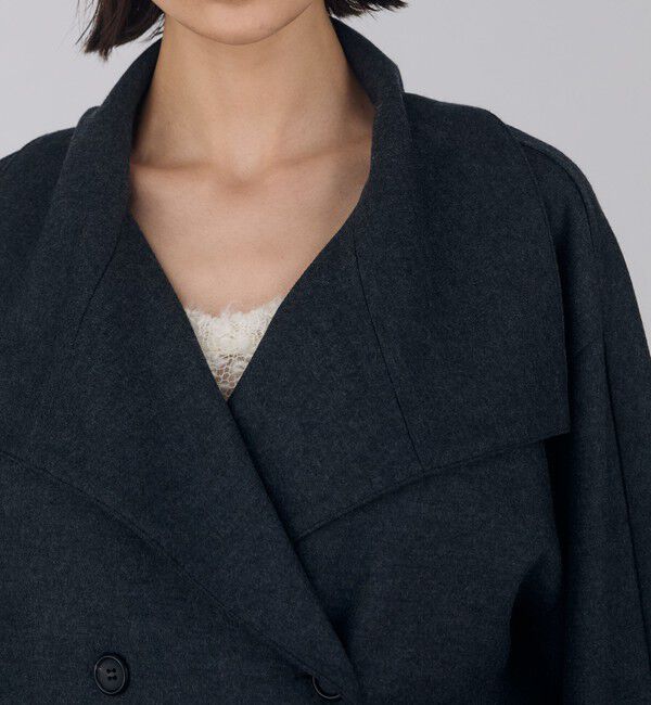 DES PRES「ニットコンビネーション ビッグカラージャケット」|その他|