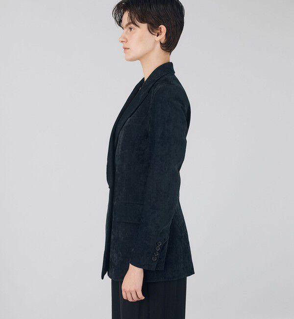 DES PRES「コットンレーヨンベルベット ダブルブレストジャケット」|テーラードジャケット|