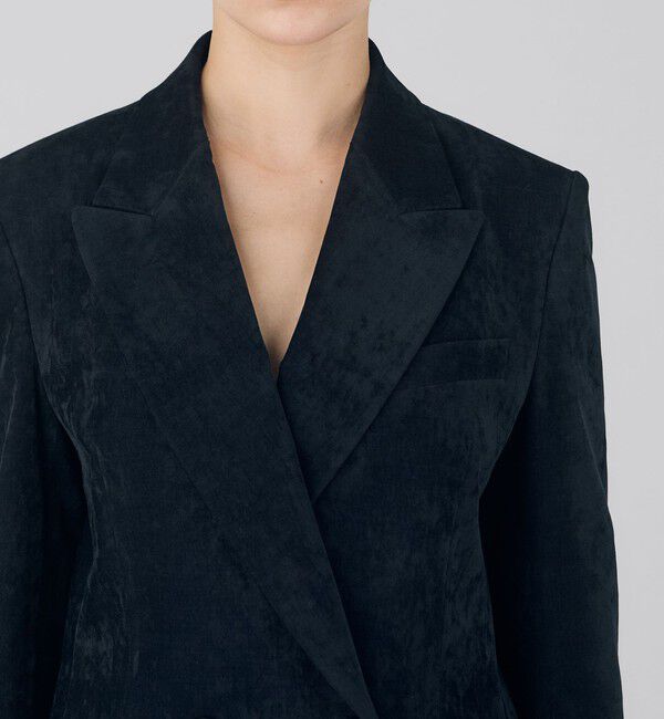 DES PRES「コットンレーヨンベルベット ダブルブレストジャケット」|テーラードジャケット|