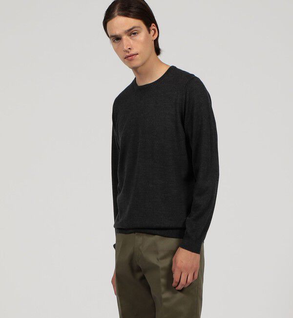 TOMORROWLAND MENS「ウールカシミヤシルク クルーネックプルオーバー」|ニット・セーター|