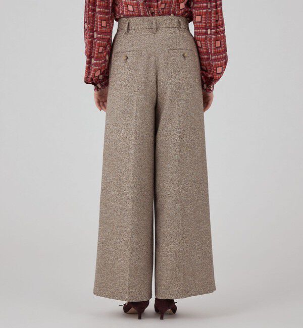 Ballsey「Jennifer タックワイドパンツ」|スラックス|