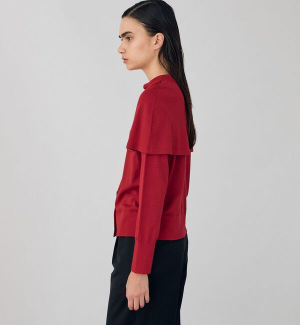 DES PRES「ウーステッドウール ケープカーディガン」|カーディガン|