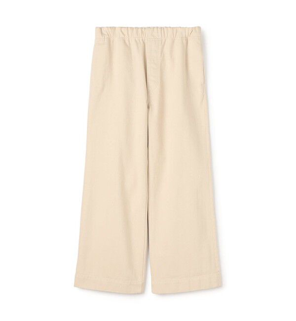 GALERIE VIE「シーアイランドカラーデニム　ワイドイージーパンツ」|チノ|11 ホワイト