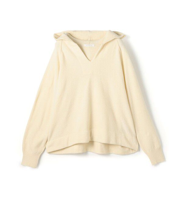 GALERIE VIE「コットンベロア フーディー」|パーカー|11 ホワイト