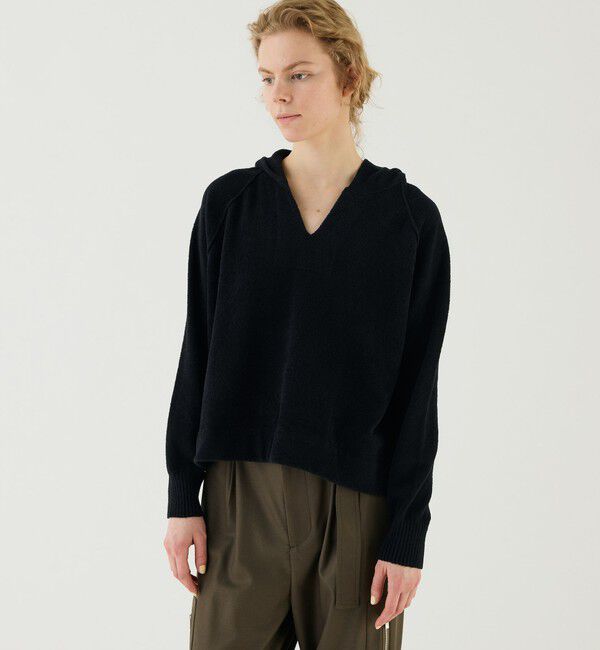 GALERIE VIE「コットンベロア フーディー」|パーカー|