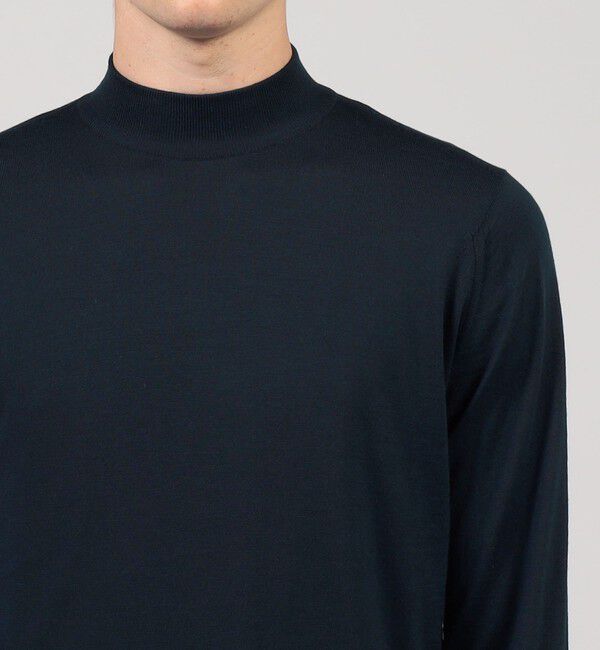 TOMORROWLAND BUYING WEAR「JOHN SMEDLEY 30G MODERN FIT ウール モックネックプルオーバー KILDAY」|ニット・セーター|