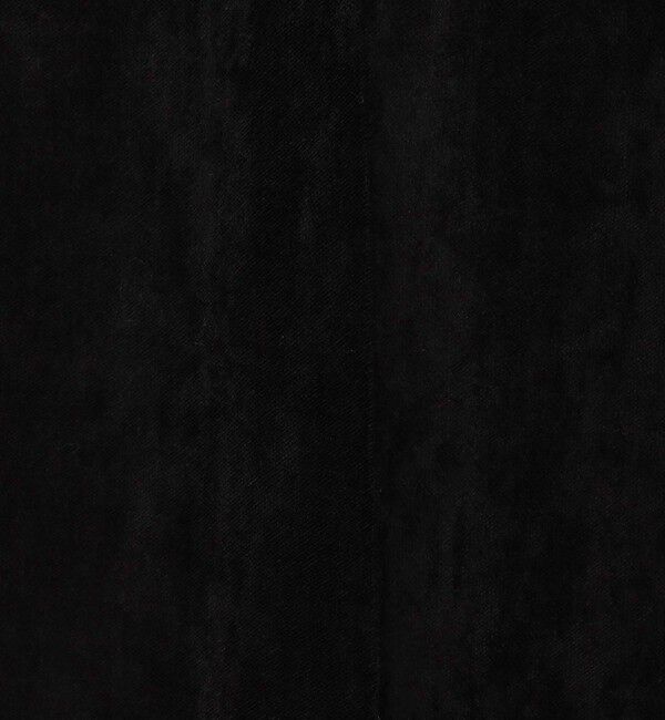 DES PRES「コットンレーヨンベルベット クロップドワイドパンツ」|スラックス|