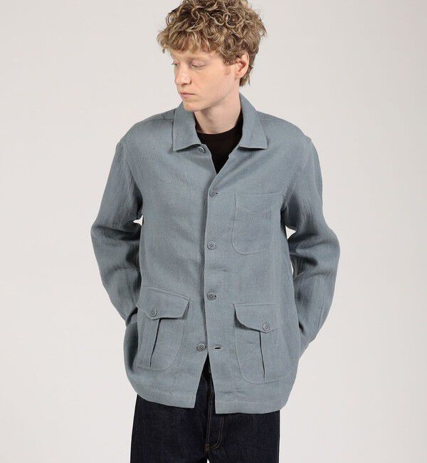 TOMORROWLAND BUYING WEAR「Salvatore Piccolo リネンウール シャツブルゾン」|ブルゾン・スタジャン|