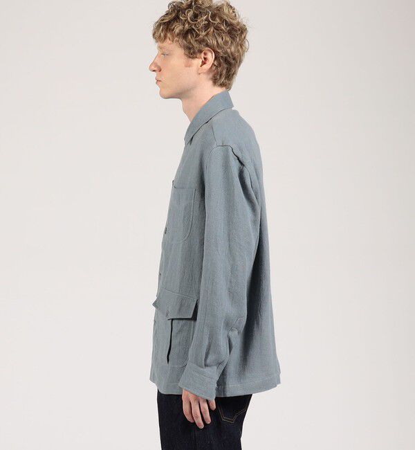 TOMORROWLAND BUYING WEAR「Salvatore Piccolo リネンウール シャツブルゾン」|ブルゾン・スタジャン|