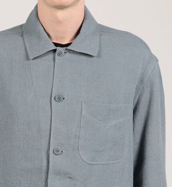 TOMORROWLAND BUYING WEAR「Salvatore Piccolo リネンウール シャツブルゾン」|ブルゾン・スタジャン|