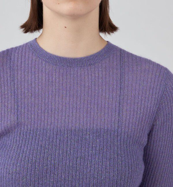 Ballsey「オーロラモヘヤ クルーネックプルオーバー」|ニット・セーター|