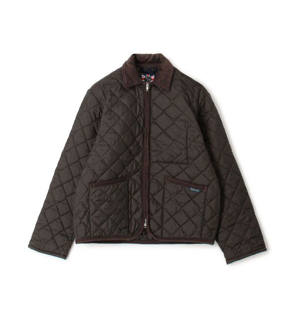 TOMORROWLAND BUYING WEAR「LAVENHAM TEYNHAM ポリエステル キルティングジャケット」|ブルゾン・スタジャン|49 ダークブラウン