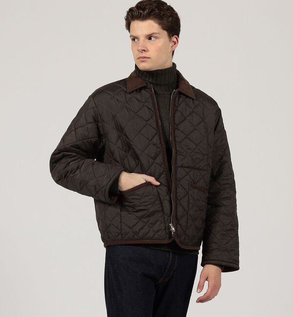 TOMORROWLAND BUYING WEAR「LAVENHAM TEYNHAM ポリエステル キルティングジャケット」|ブルゾン・スタジャン|