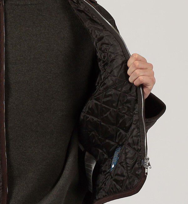 TOMORROWLAND BUYING WEAR「LAVENHAM TEYNHAM ポリエステル キルティングジャケット」|ブルゾン・スタジャン|