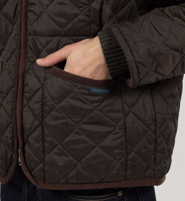 TOMORROWLAND BUYING WEAR「LAVENHAM TEYNHAM ポリエステル キルティングジャケット」|ブルゾン・スタジャン|