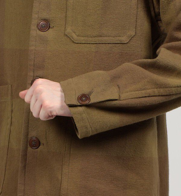 TOMORROWLAND MENS「インドコットンネル ブルゾン」|ブルゾン・スタジャン|