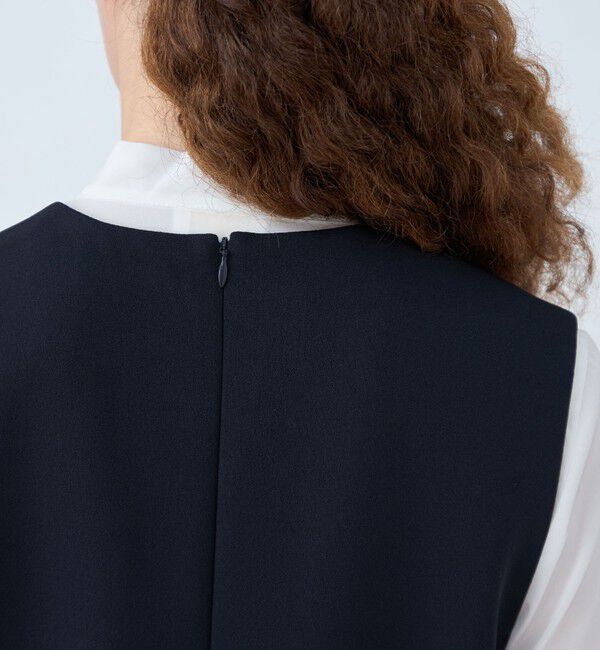 Ballsey「ジョーゼットジャージー Vネックオールインワン」|オールインワン|