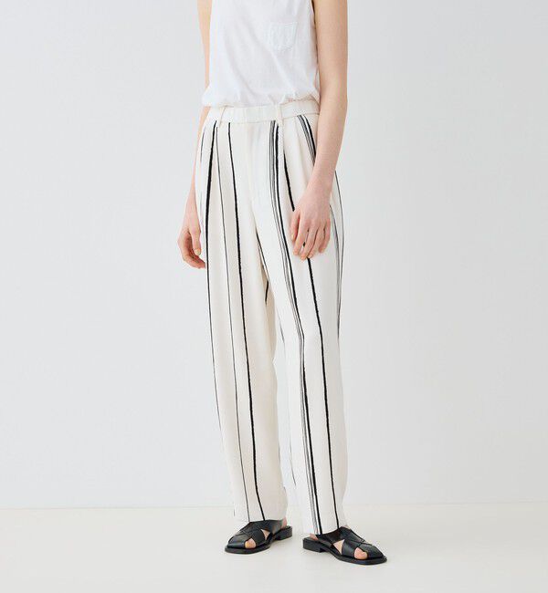 GALERIE VIE「ドローイングラインプリント イージータックパンツ」|その他|