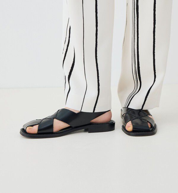 GALERIE VIE「ドローイングラインプリント イージータックパンツ」|その他|