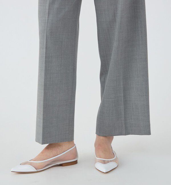 TOMORROWLAND collection「ファインウーステッドウール タックワイドパンツ」|その他|