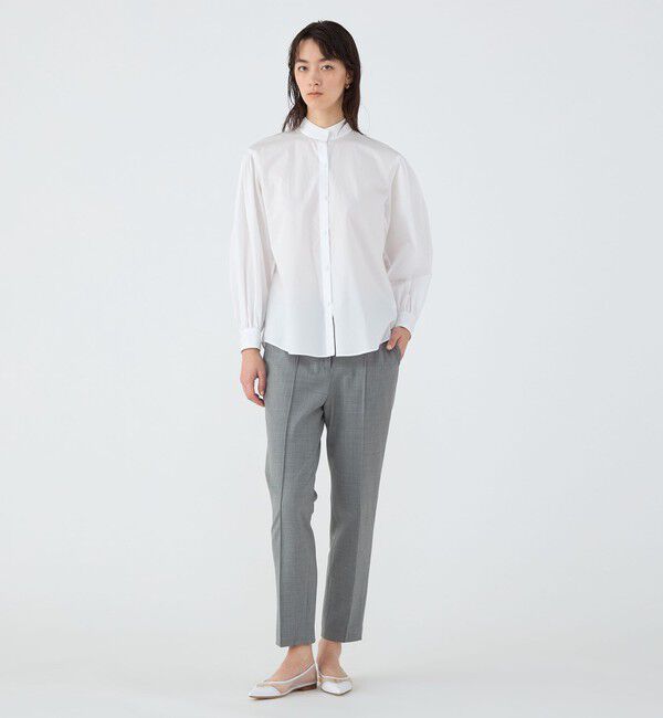 TOMORROWLAND collection「200/2スーピマローン ファインタックギャザーブラウス」|シャツ・ブラウス|