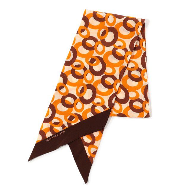 TOMORROWLAND GOODS「TOMORROWLAND MADE IN ITALY シルクスカーフ」|バンダナ・スカーフ|46 オレンジ系