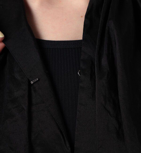 DES PRES「シルクラミーワッシャー ギャザーブルゾン」|ブルゾン・スタジャン|