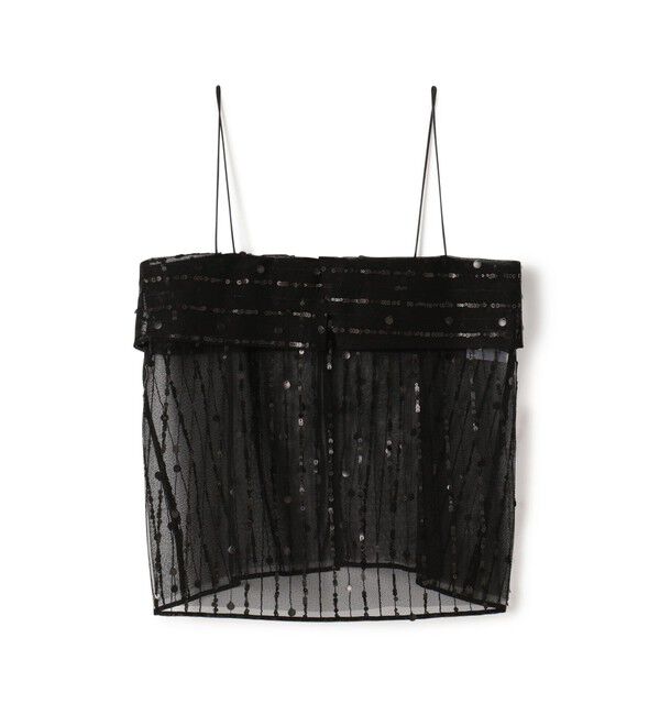 Ballsey「ドロップスパングルエンブロイダリー キャミソールブラウス」|その他|19 ブラック系