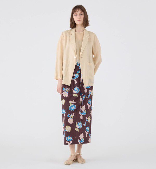 MACPHEE「ラミーソリッド シングルジャケット」|テーラードジャケット|